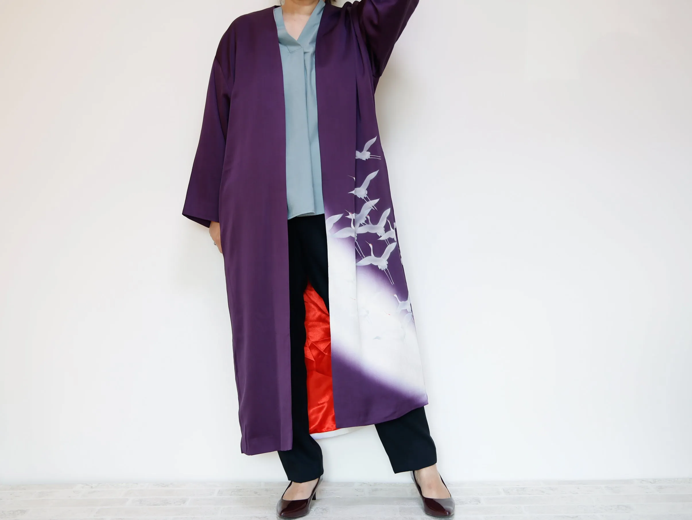 <J06-025> KIMONO Long Jacket