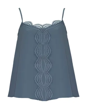 Luisa Cerano Spagetti Strap Silk Blend Camisole