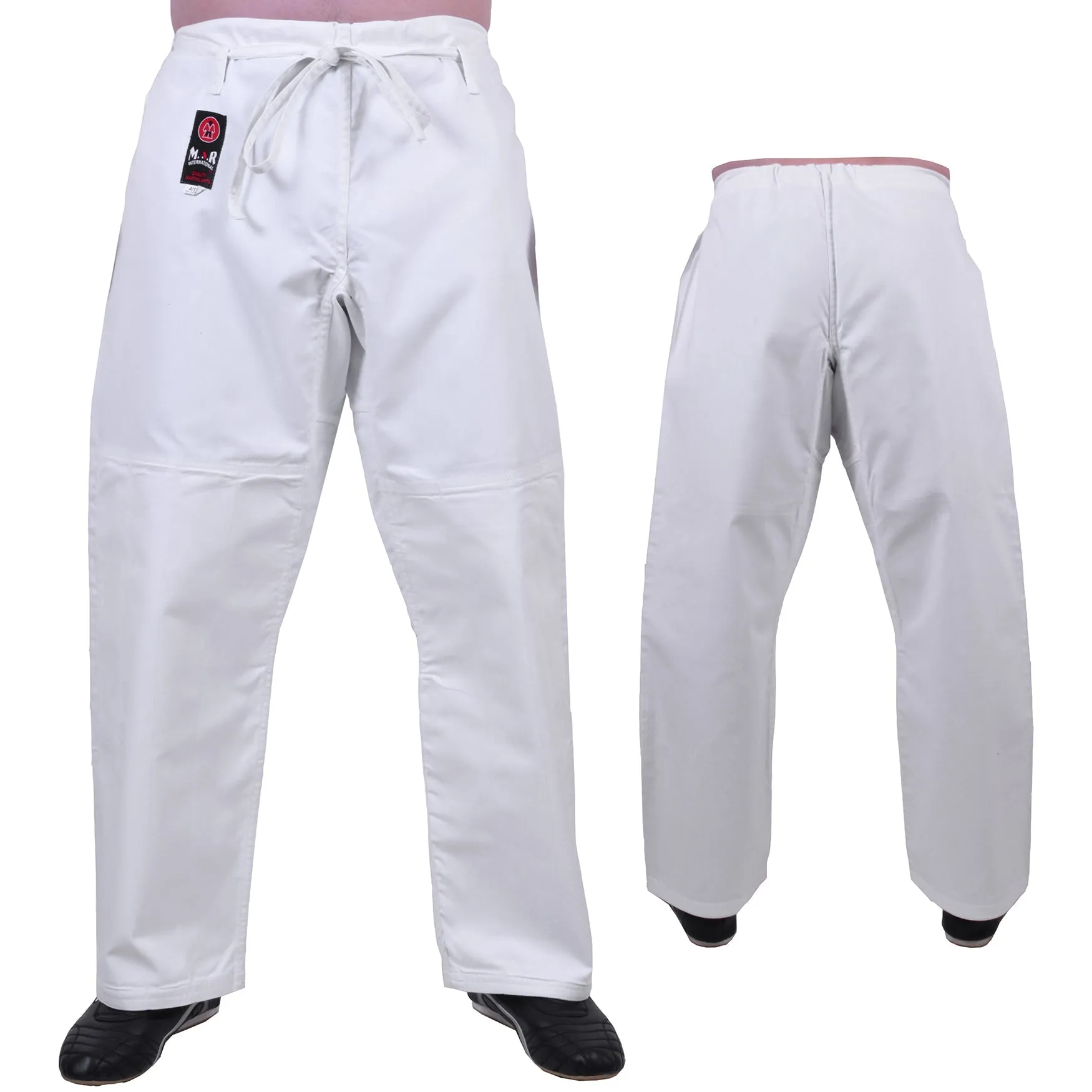 MAR-031A | White JudoTrousers