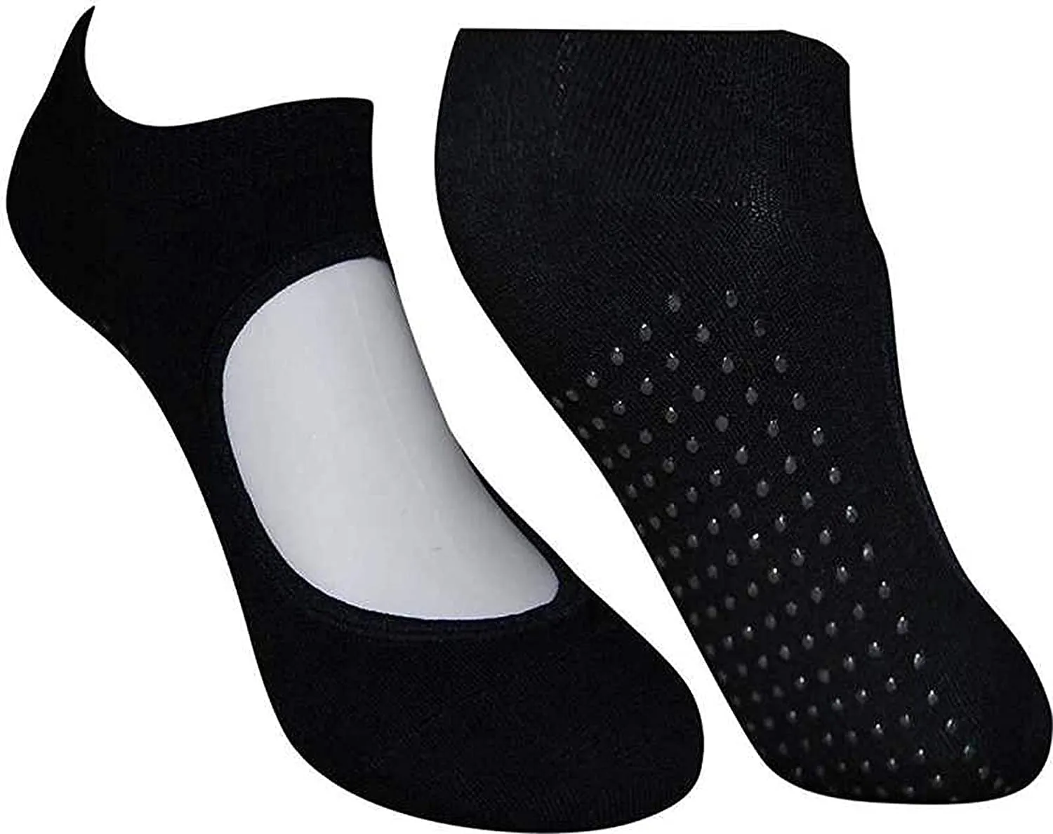 Marrone Women Non Slip Socks with Grips - Ideal for Pilates, YBallet Barre, Dance, Fitness, Home Gym Workout Accessories Ladies Sports Socks