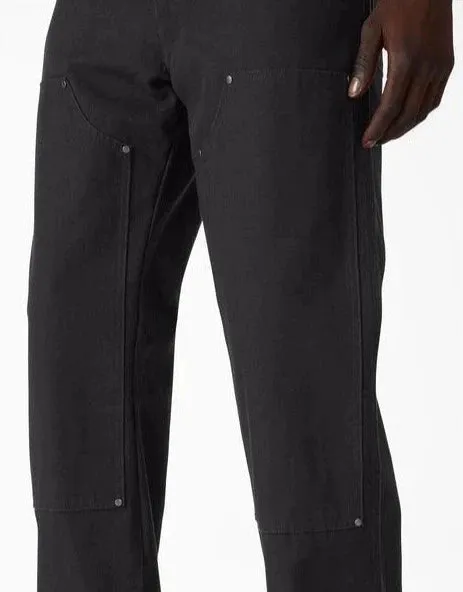 Men's Double Front Duck Pant DUR02 - Stonewashed Black