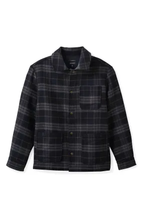 Men's Shop Chore Coat - Black/Charcoal Plaid