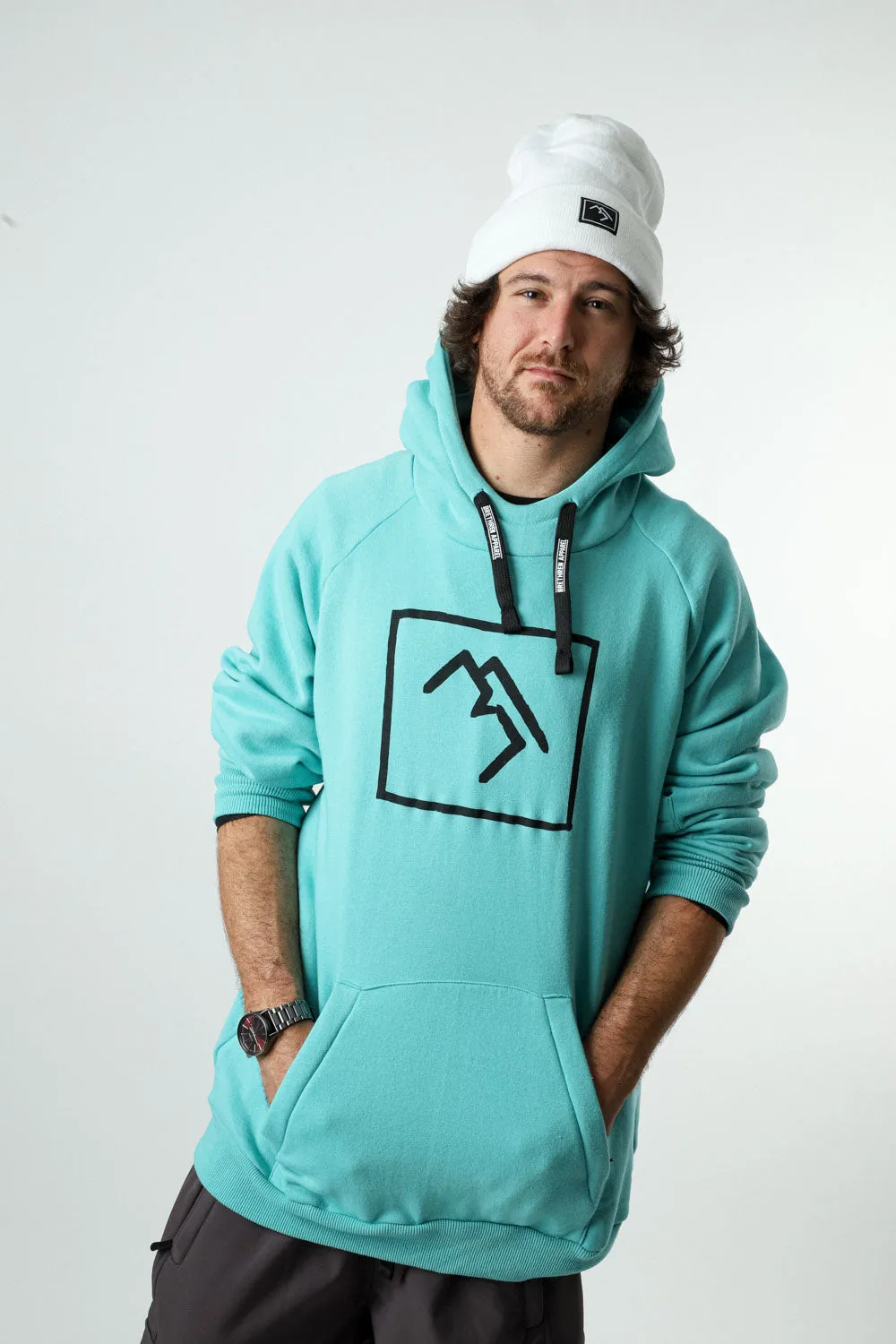 M.G. Snowboard Hoodie - Aloe Green