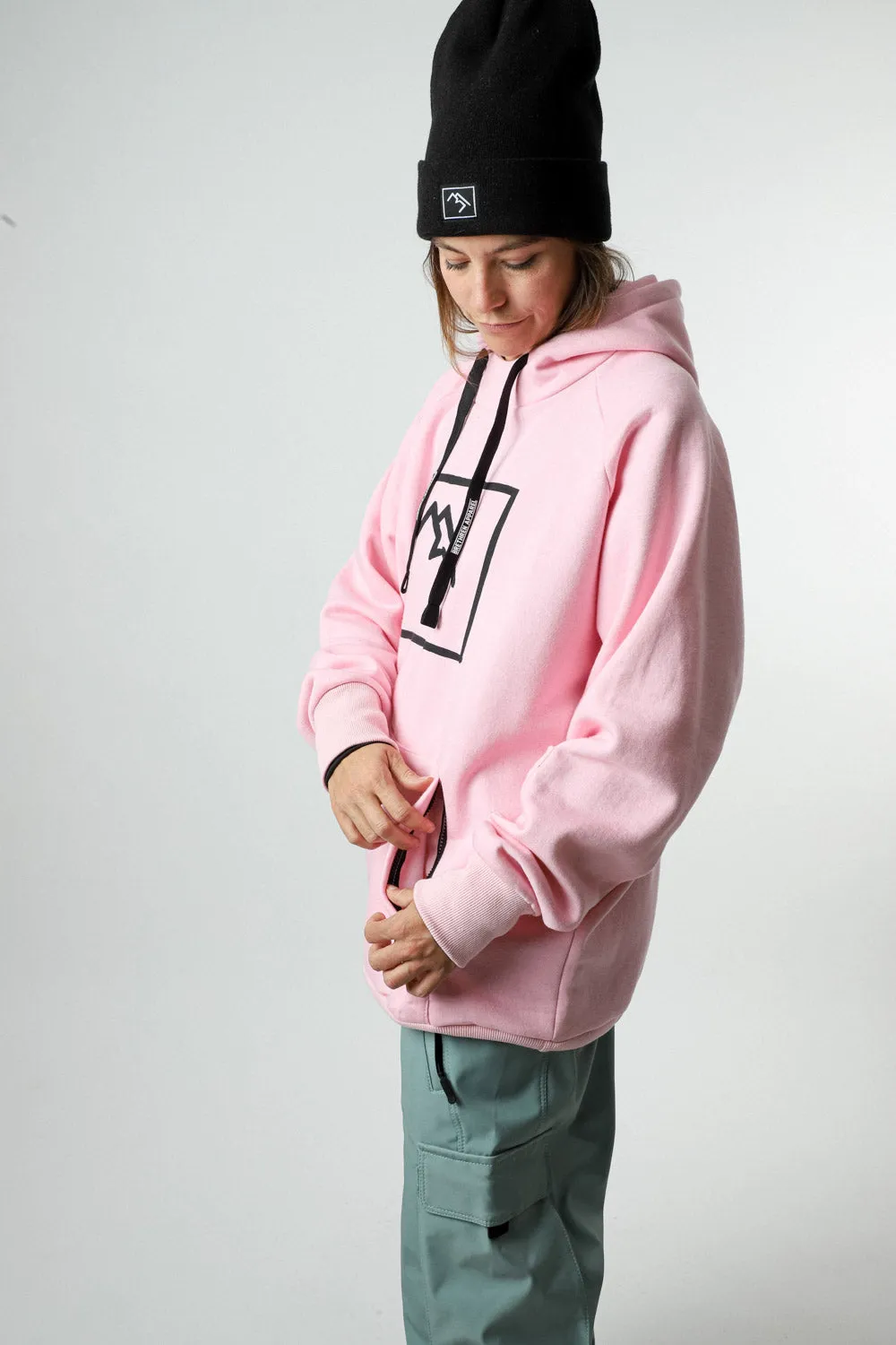 M.G. Snowboard Hoodie - Daybreak Pink