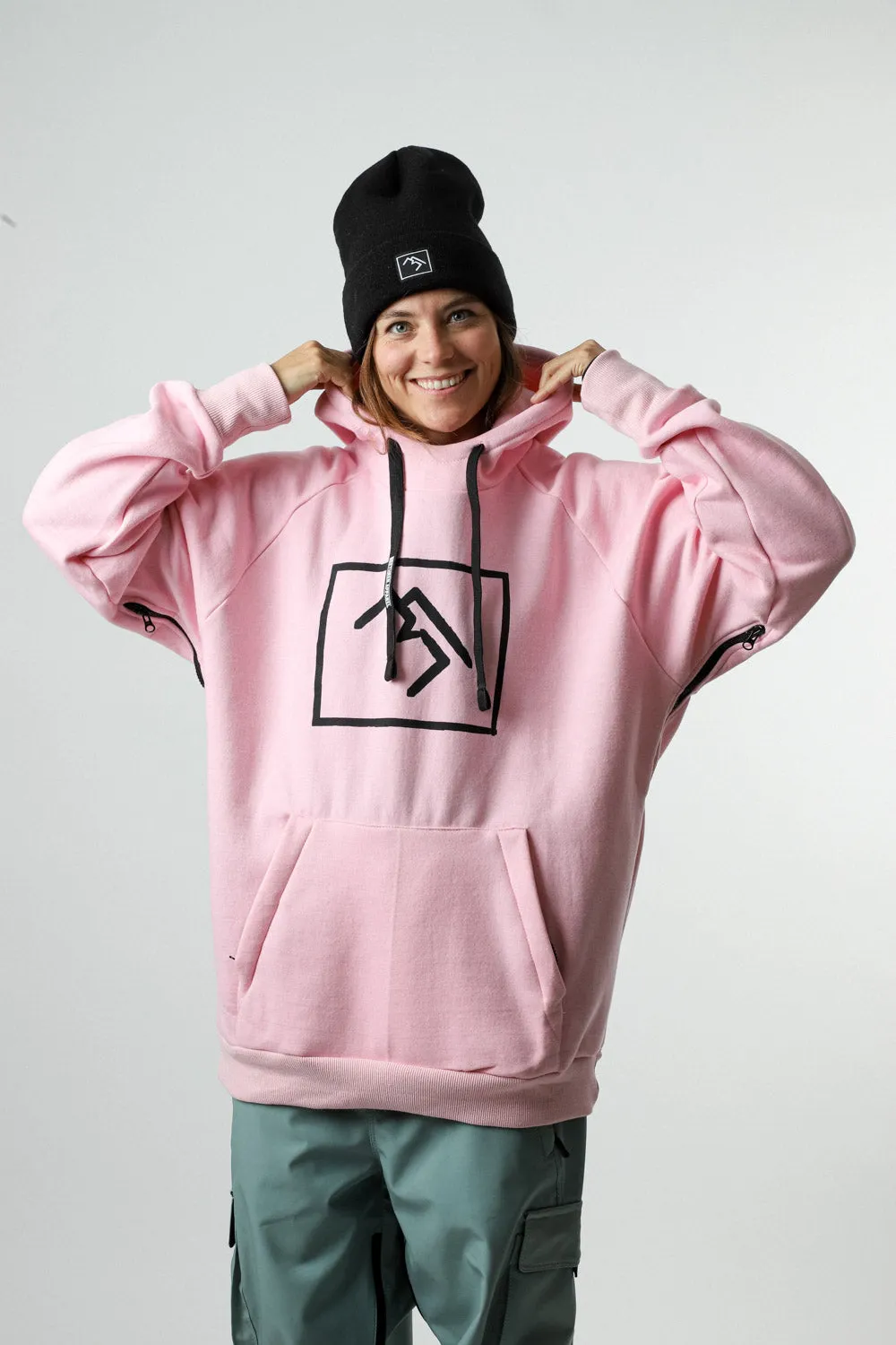 M.G. Snowboard Hoodie - Daybreak Pink