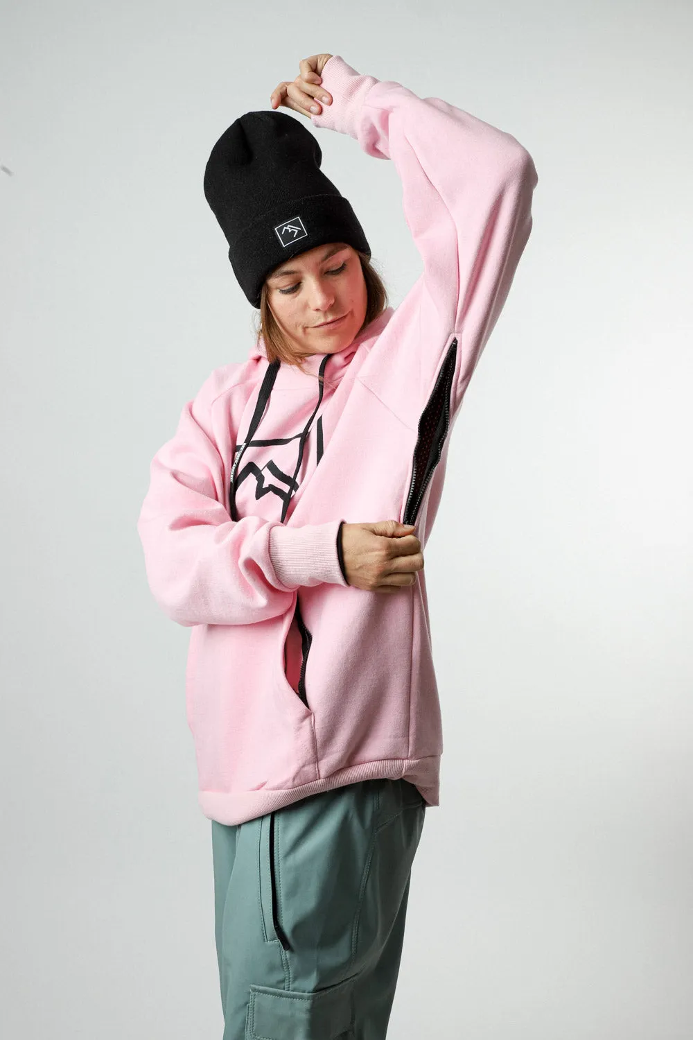 M.G. Snowboard Hoodie - Daybreak Pink