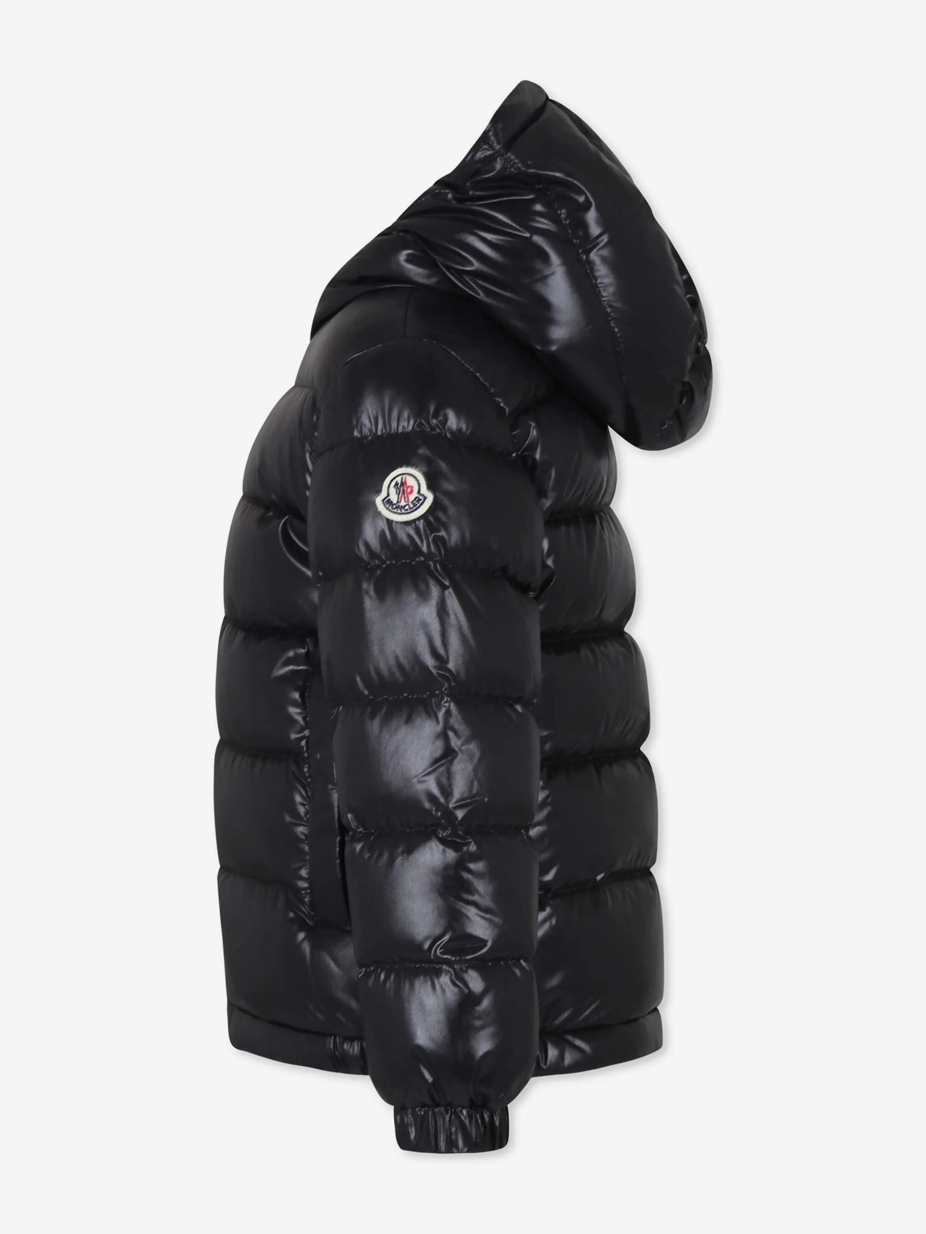 Moncler Enfant Boys Down Padded New Aubert Jacket in Black