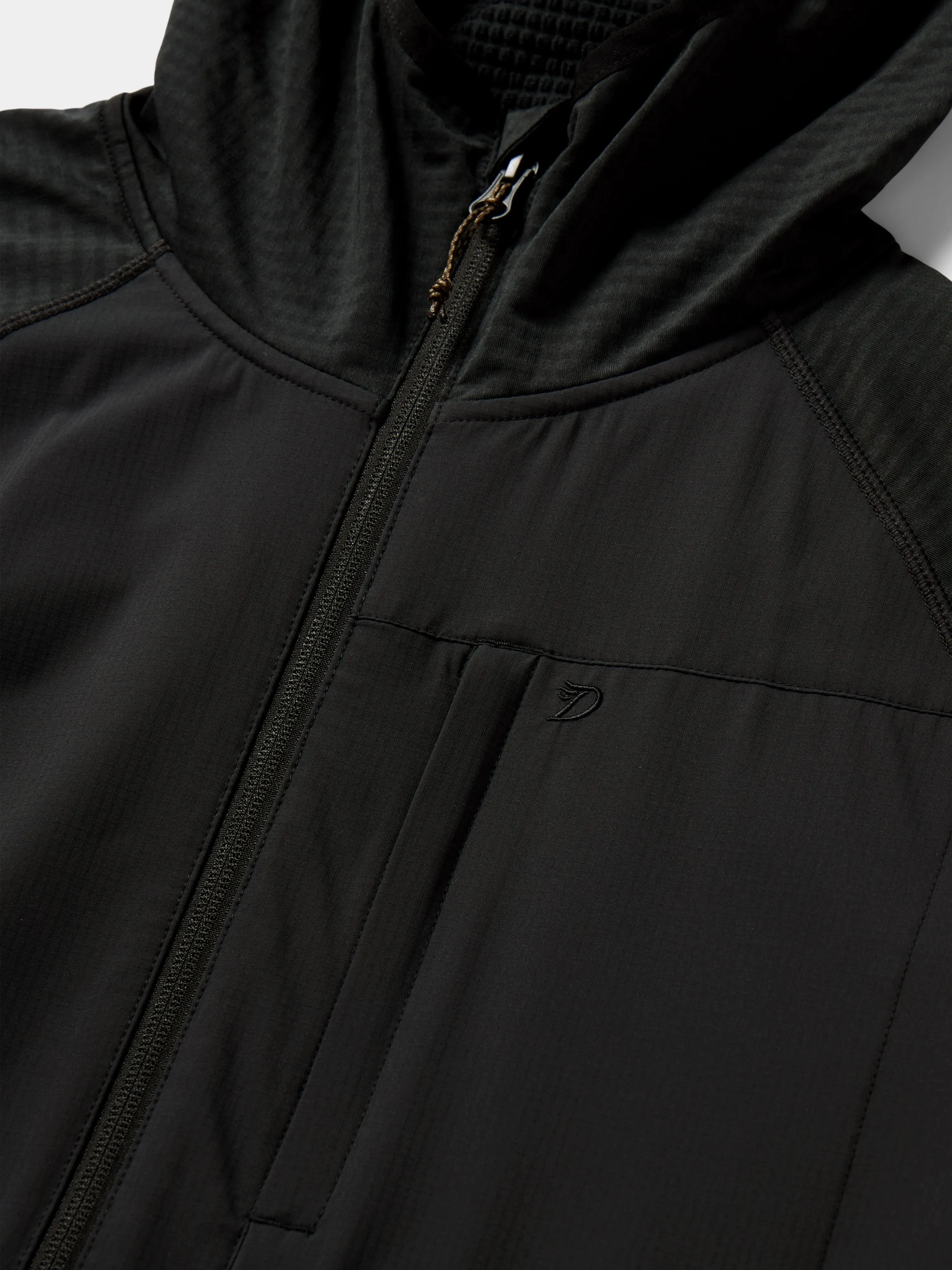 M's Lightweight Grid Tech Fleece Full Zip - Black