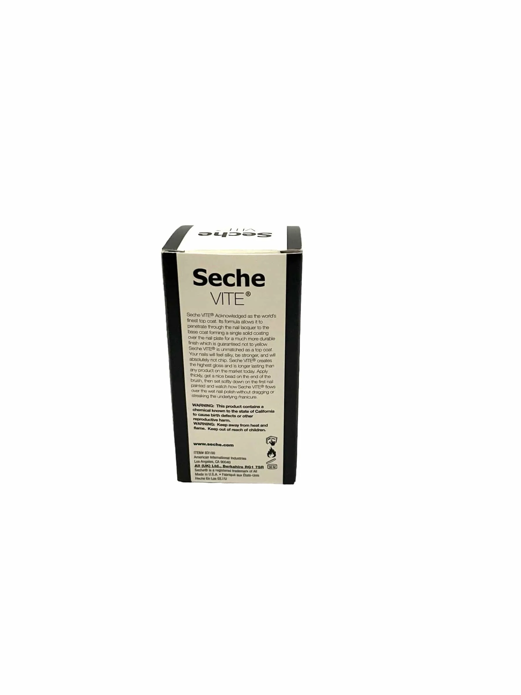 Nail Top Coat Seche Vite Fast Dry 0.5 oz