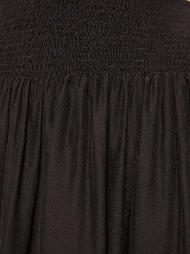 NATALIE MARTIN BELLA SKIRT IN BLACK SILK