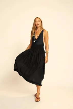 NATALIE MARTIN BELLA SKIRT IN BLACK SILK