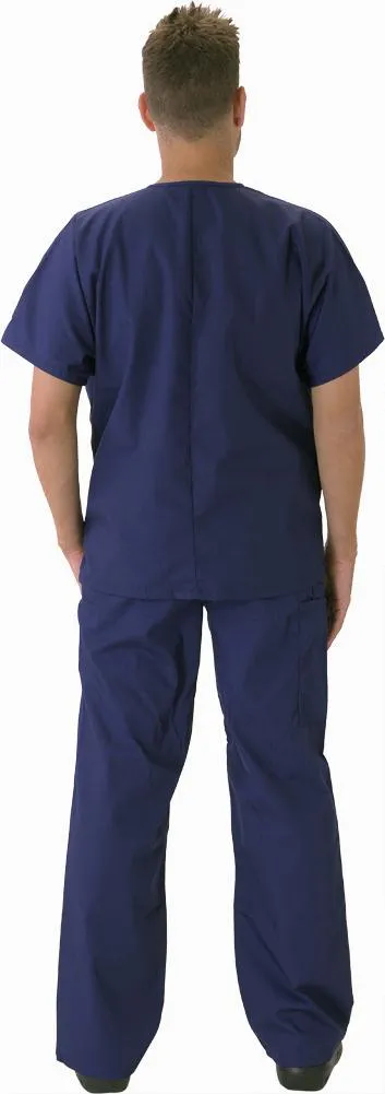 Natural Workwear Mens Authentic EDS Unisex Medical Uniform Cargo Scrub Set, 39918