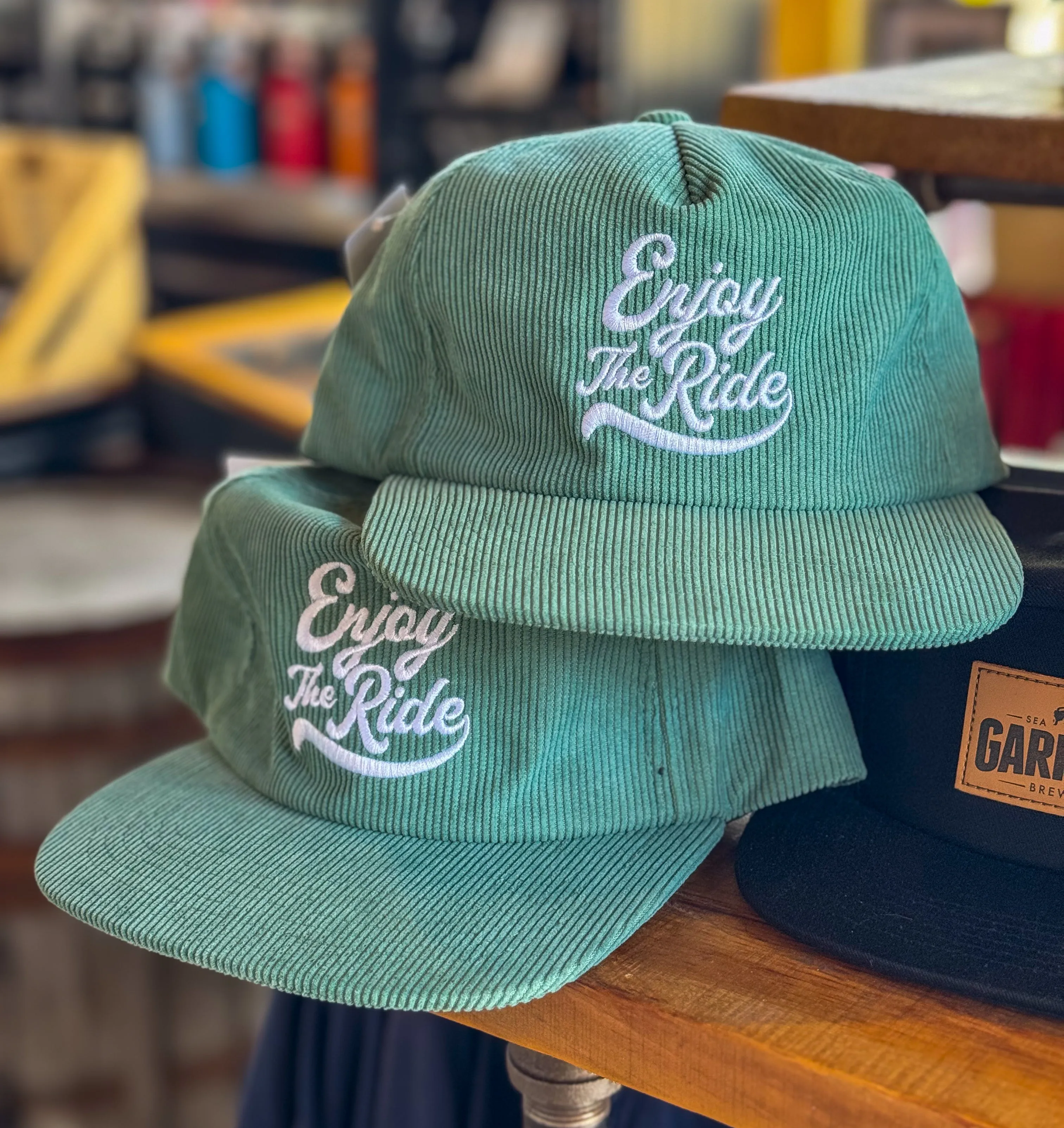 New! Enjoy The Ride Corduroy Hat