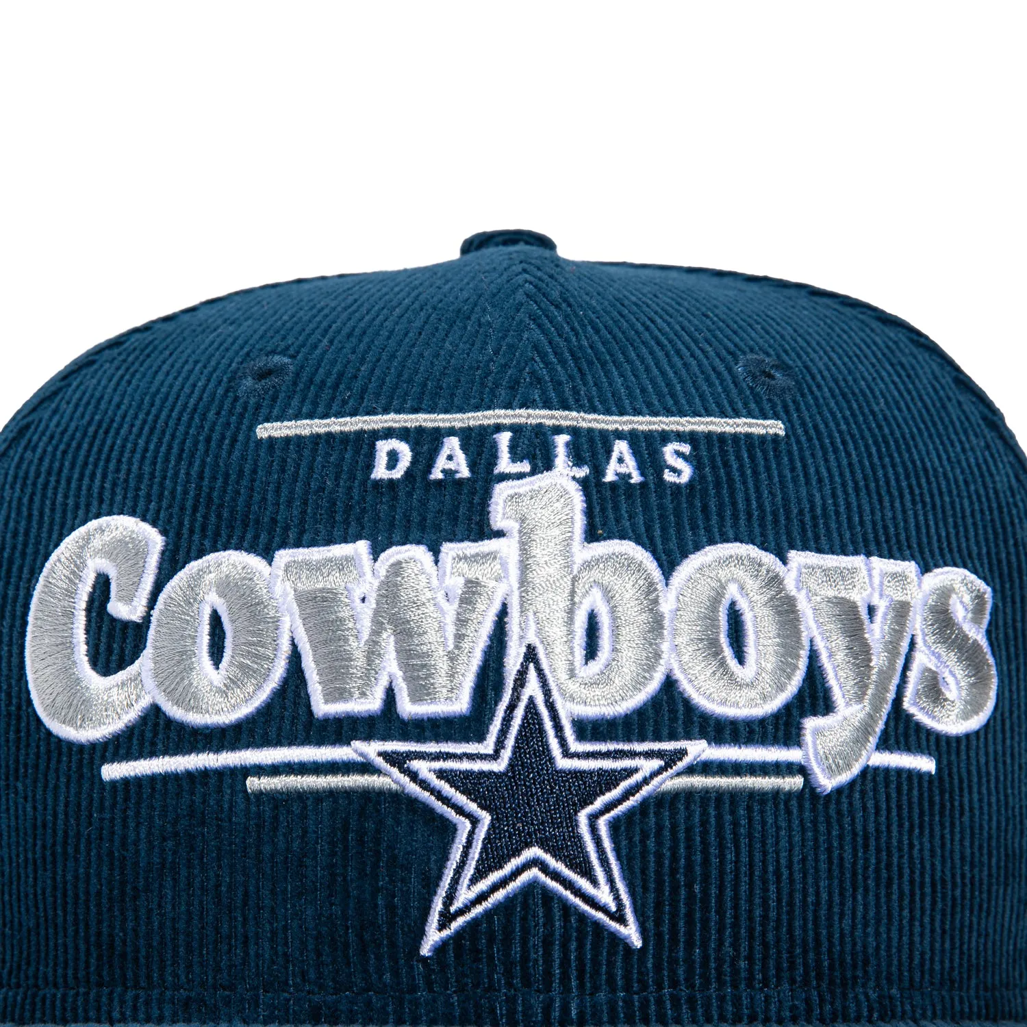 New Era 9Fifty Dallas Cowboys Display Corduroy Snapback Hat - Navy