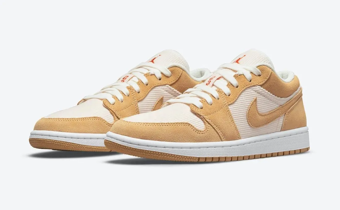 Nike Air Jordan 1 Low Suede Corduroy Women's