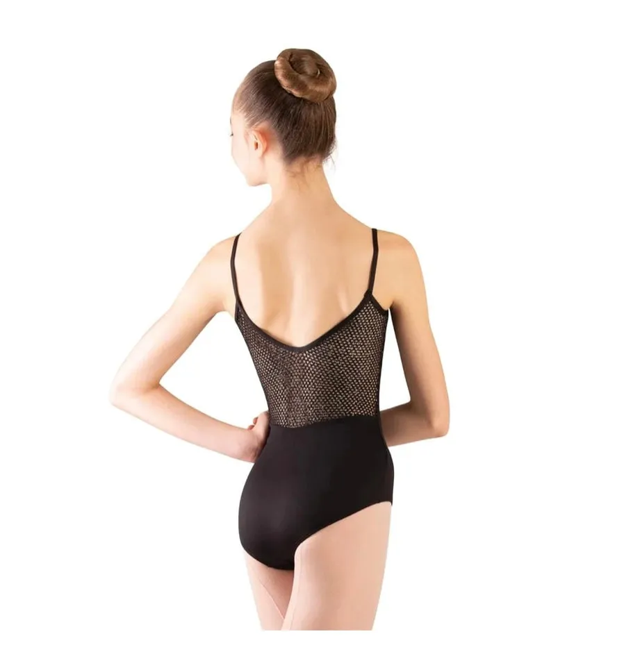 P1164 Mesh V Neck Leotard