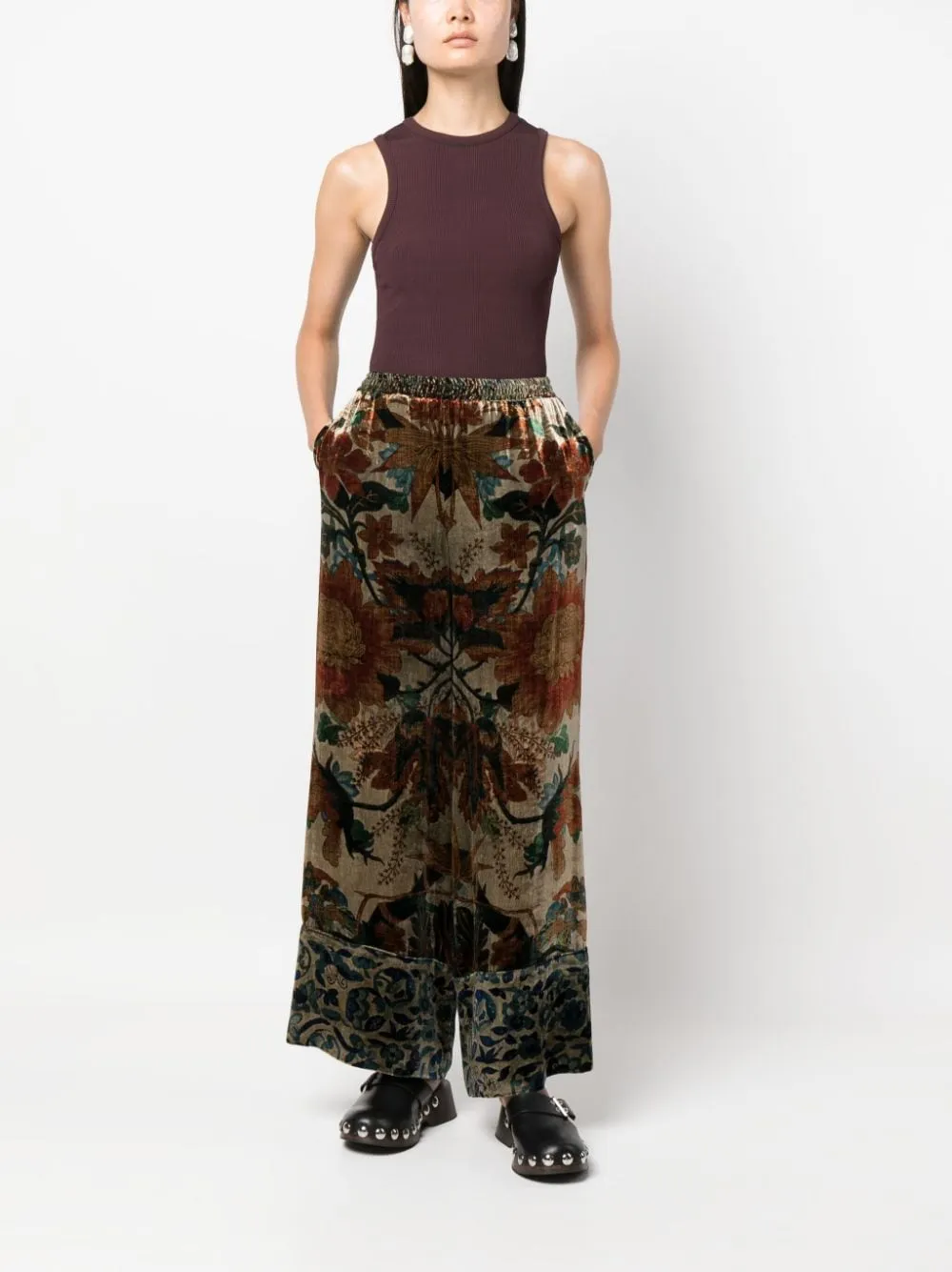 Pierre Louis Mascia Trousers Brown