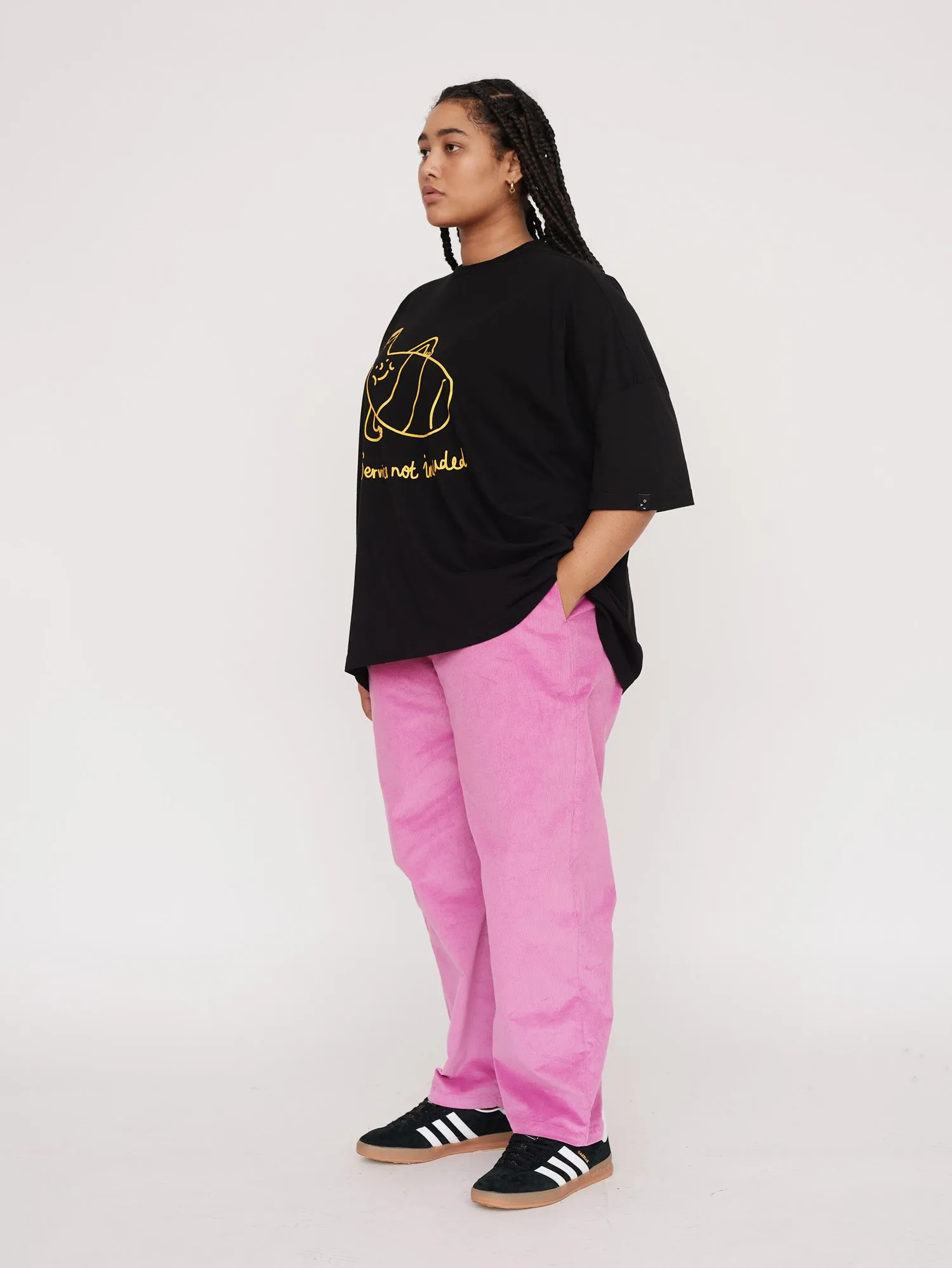 Pink Custard Cord Pants