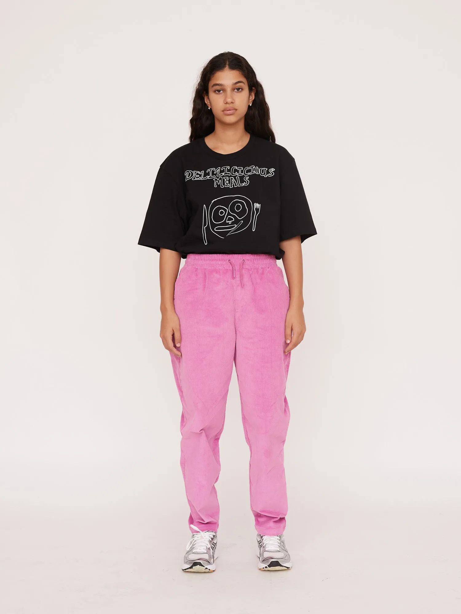 Pink Custard Cord Pants