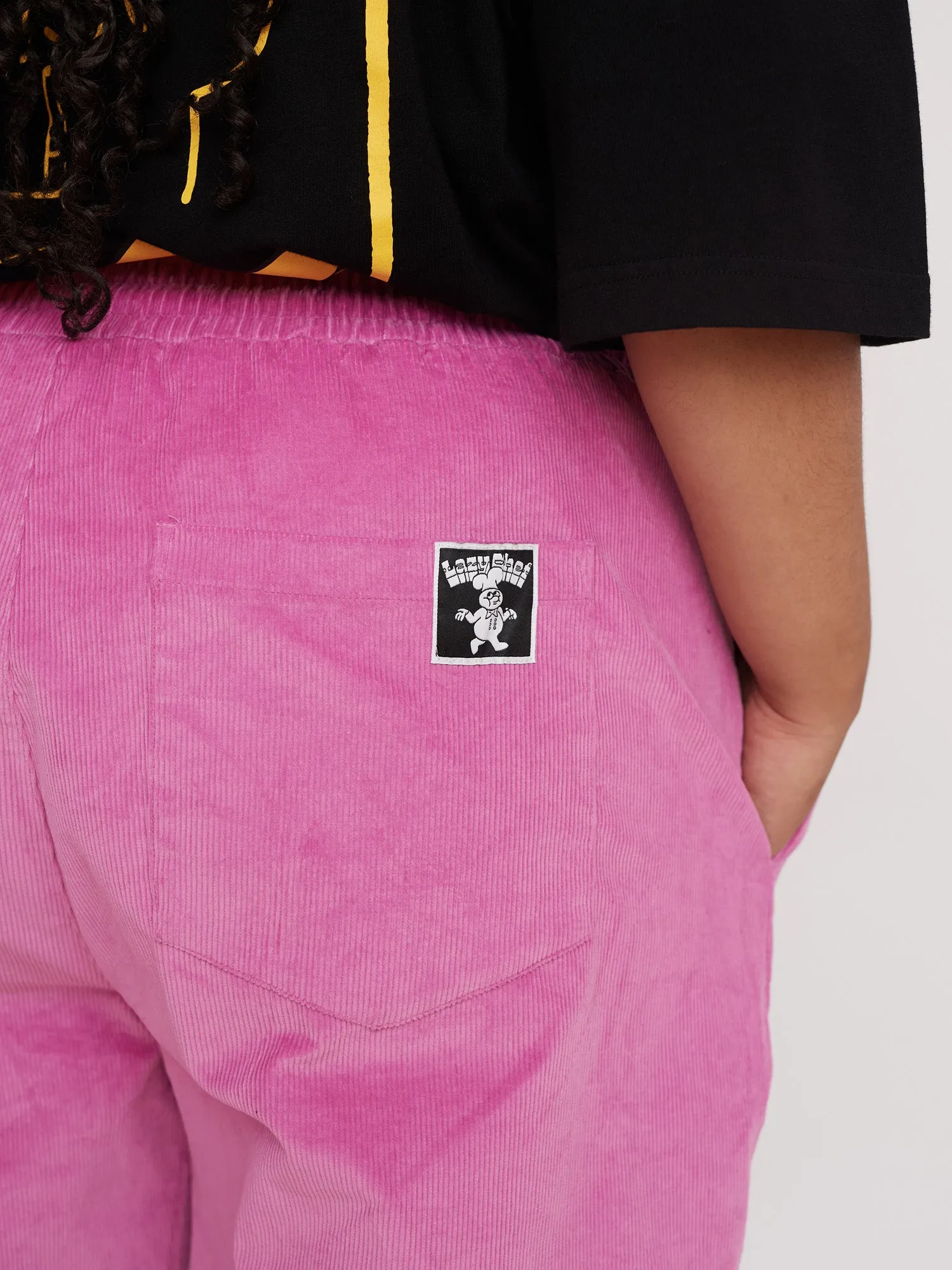 Pink Custard Cord Pants