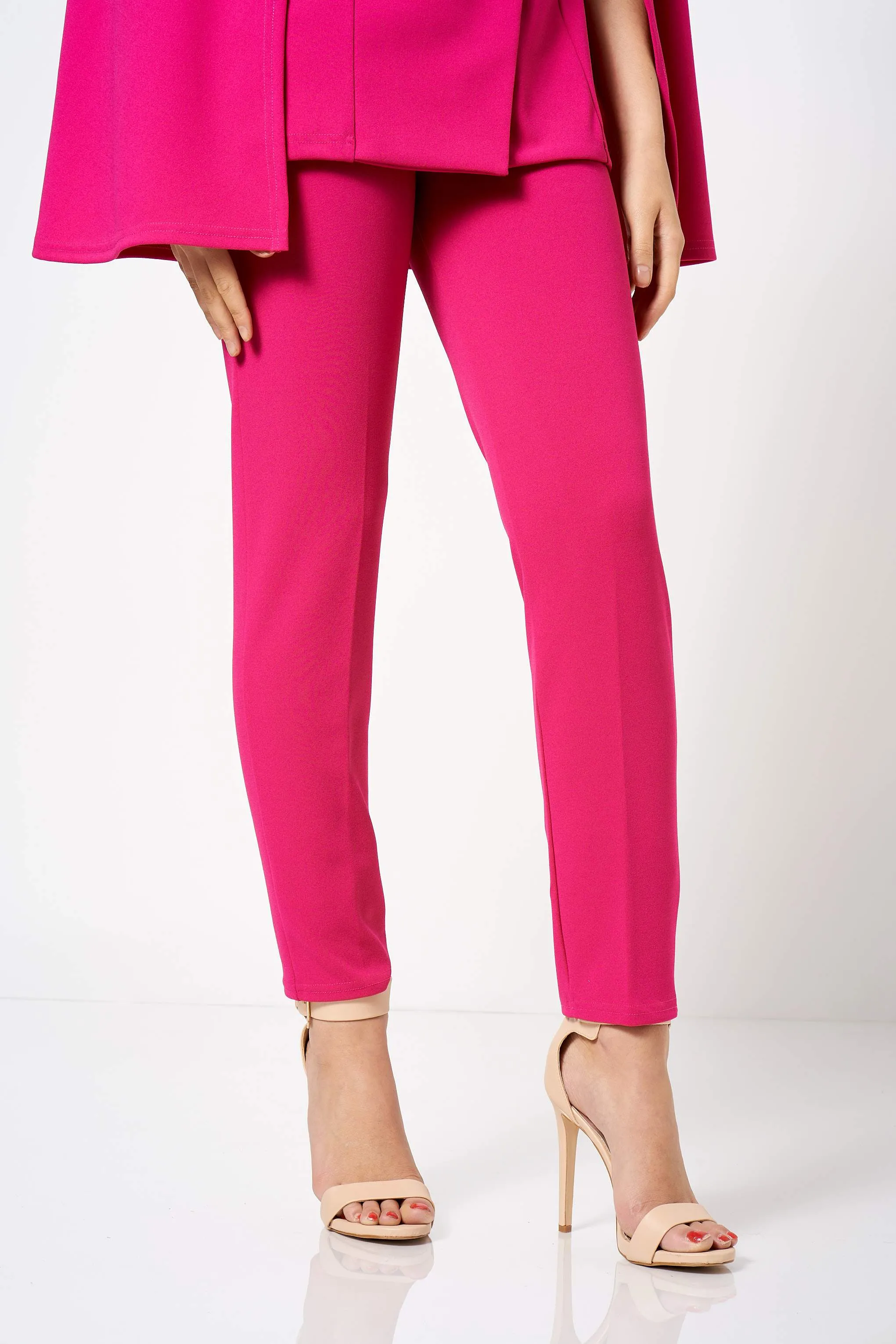 Pink Tailored Co-ord Trousers