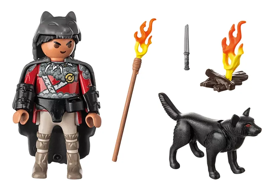 Playmobil Special Plus Warrior with Wolf