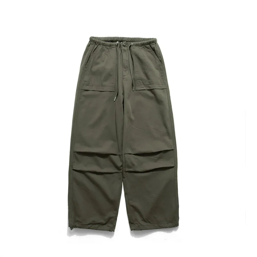 Pocket Cargo Joggers Pants with Drawstring Waist and Wide Leg