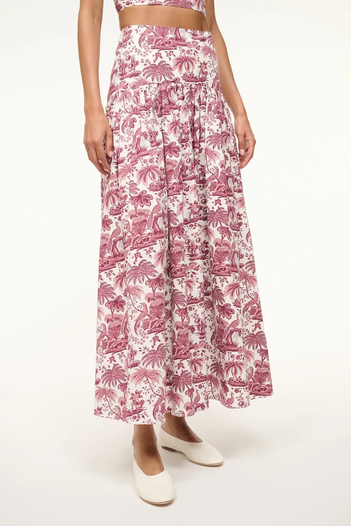 PROCIDA SKIRT | BORDEAUX TOILE