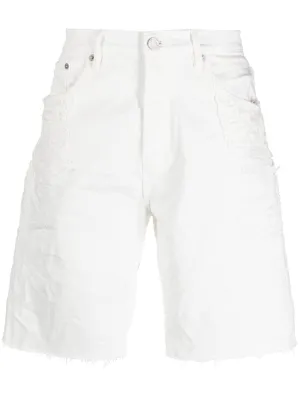 Purple Brand Shorts White