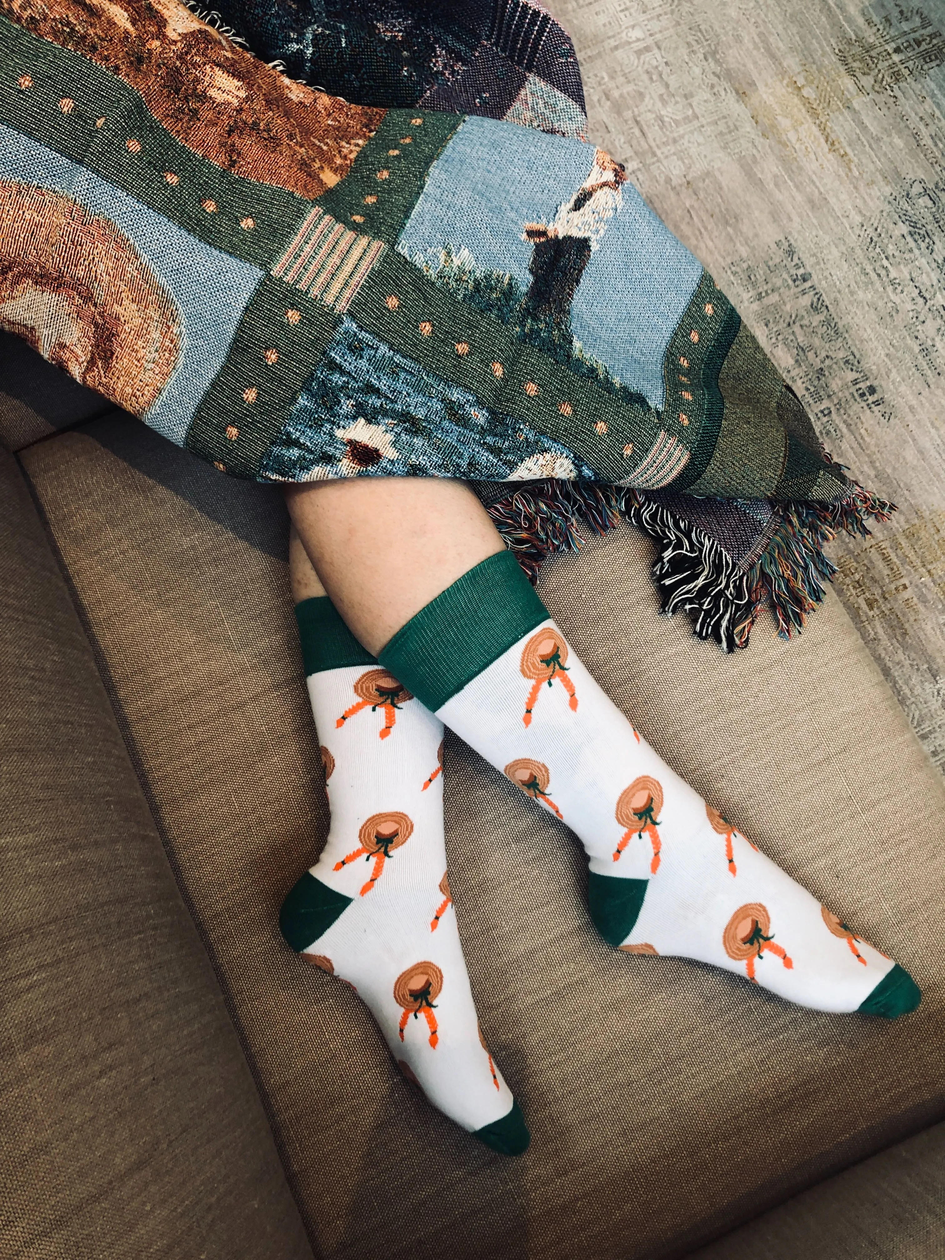 "Don't Call Me Carrots" Socks