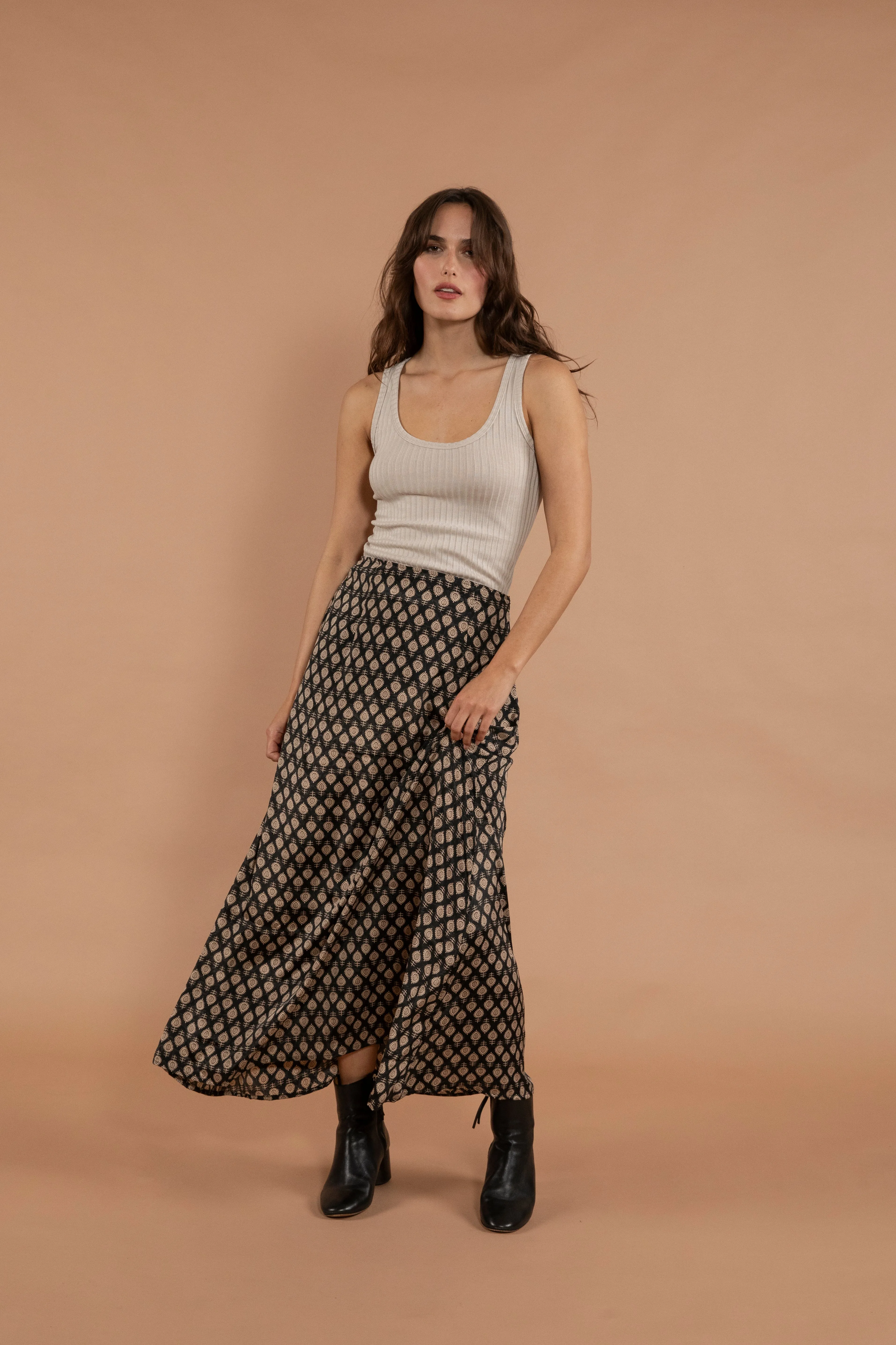 Rahi Straight Maxi Skirt