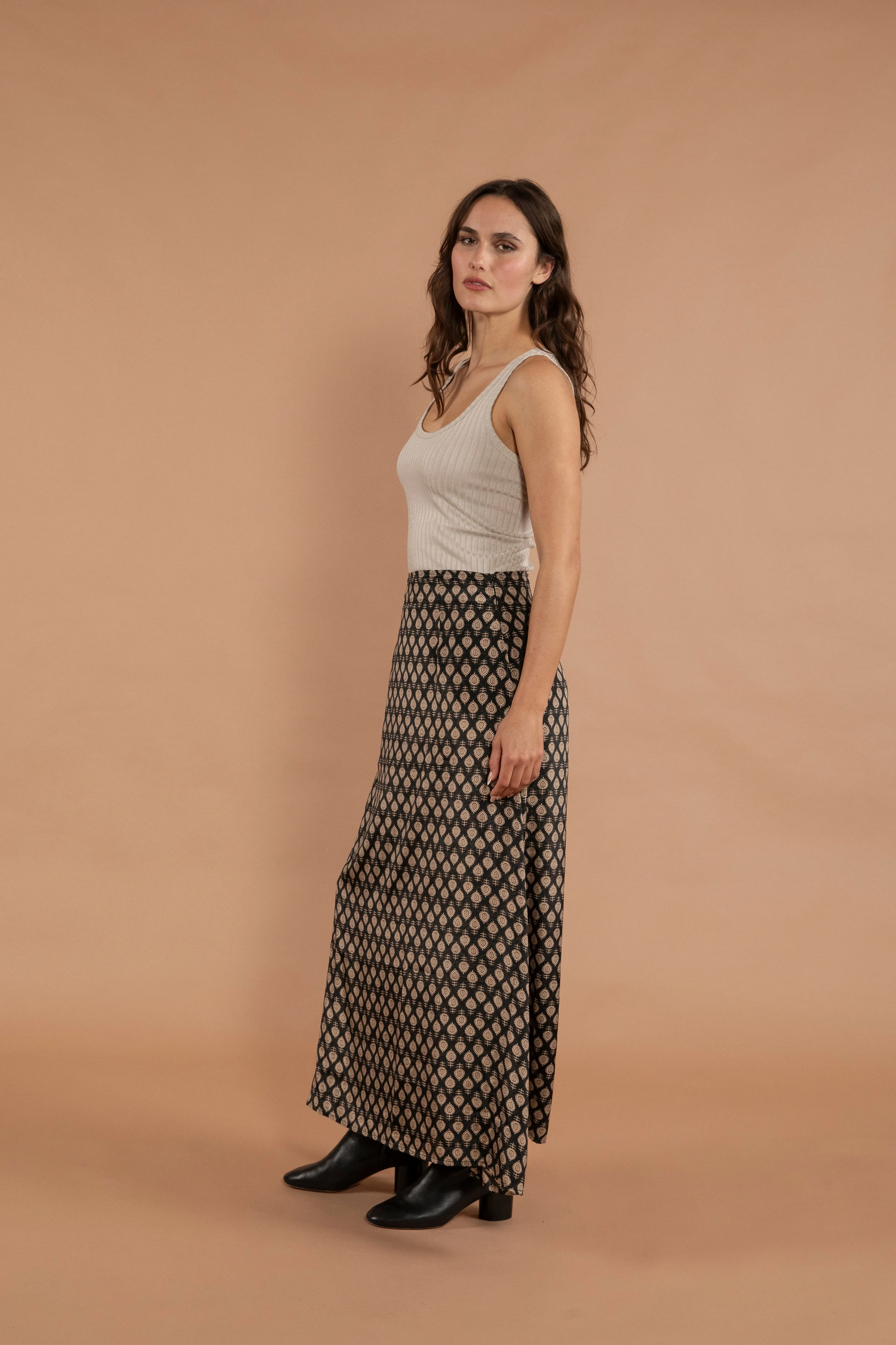 Rahi Straight Maxi Skirt