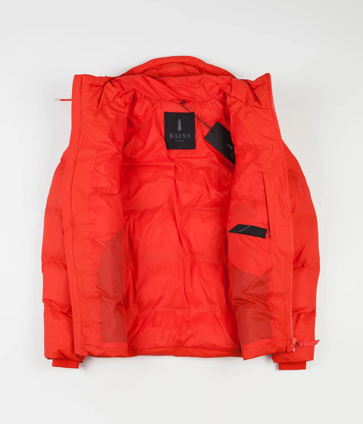 Rains Puffer Jacket  - Red