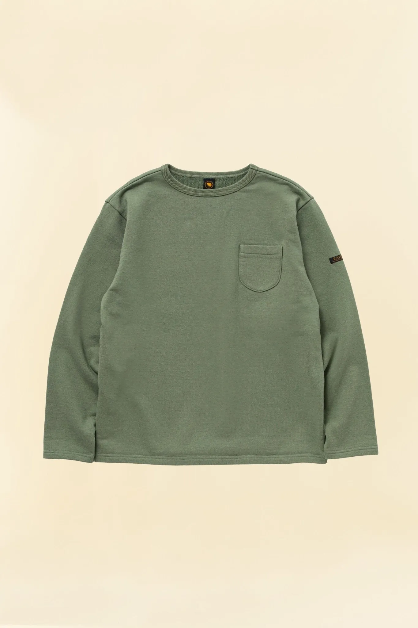 Rats Boat Neck Sweatshirt - Green