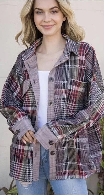 Red Plaid Shacket