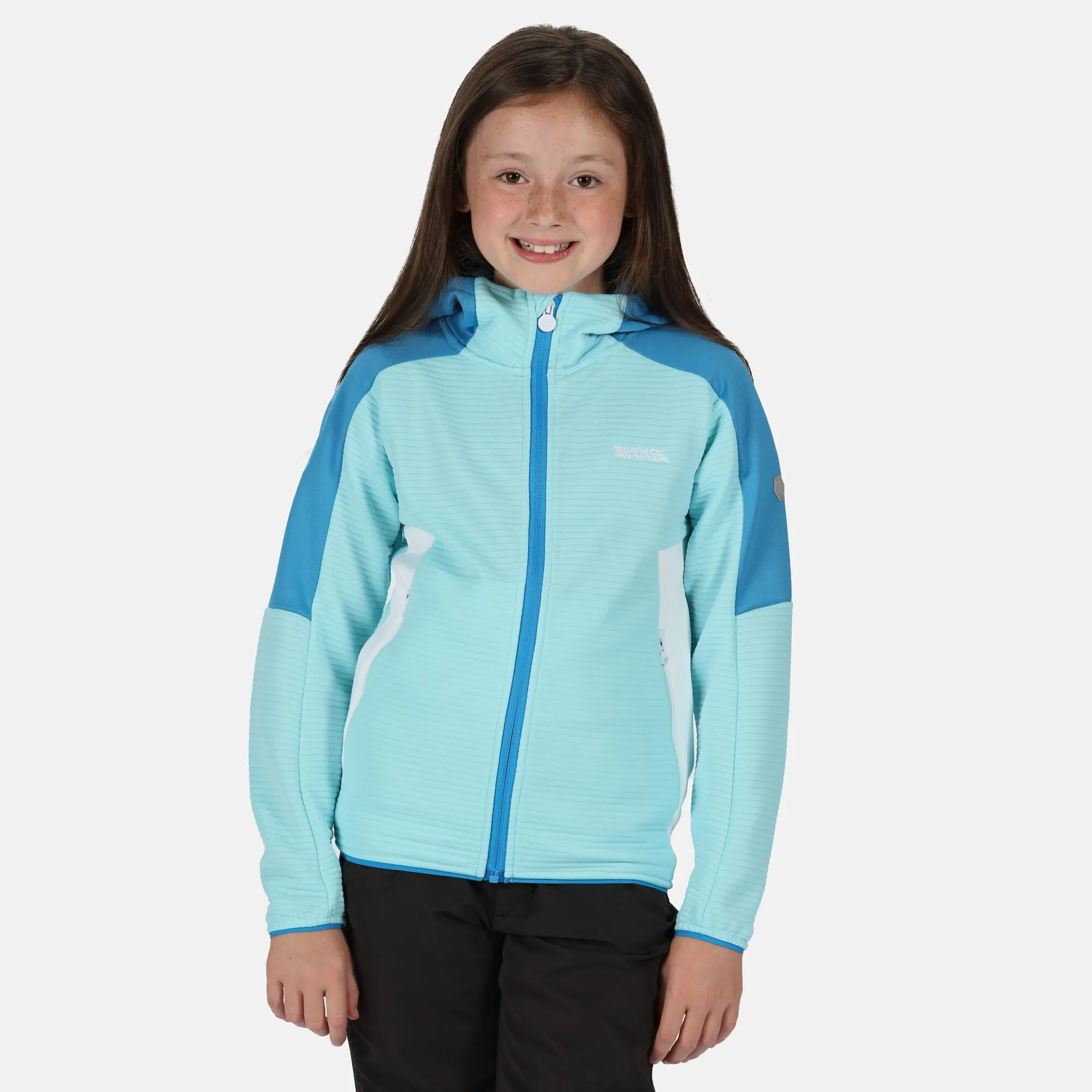 Regatta Kids Jenning II Hooded Full Zip Fleece Jacket