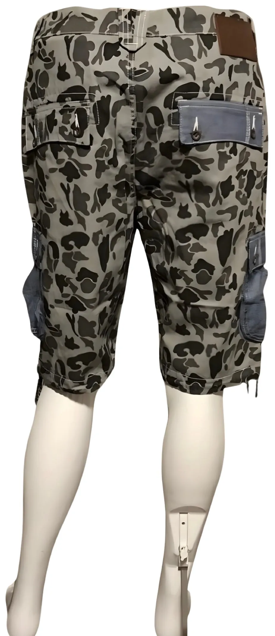 ^ROCK & REVIVAL^ CAMOUFLAGE COTTON CARGO SHORTS