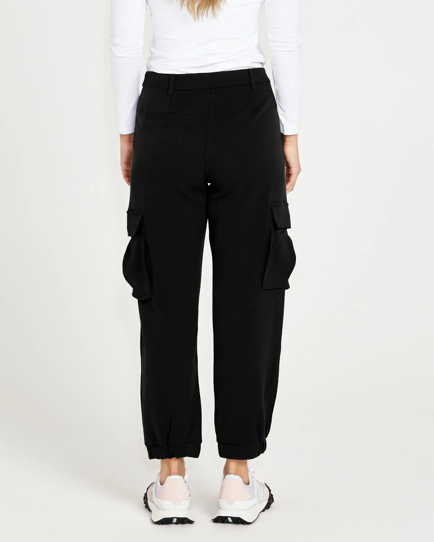 Sass Mischa Cargo Jogger - Black