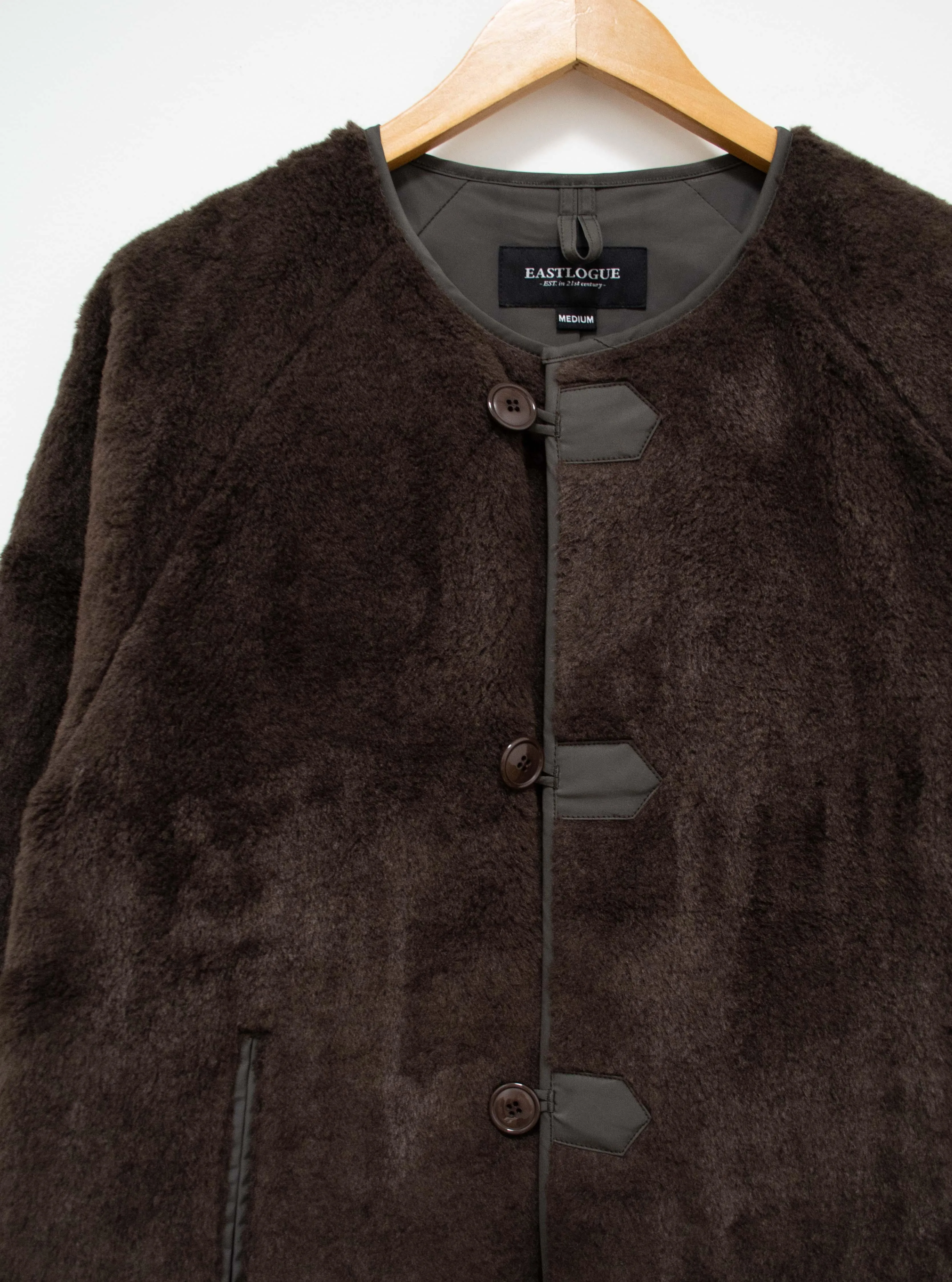 Shearing Cardigan - Brown