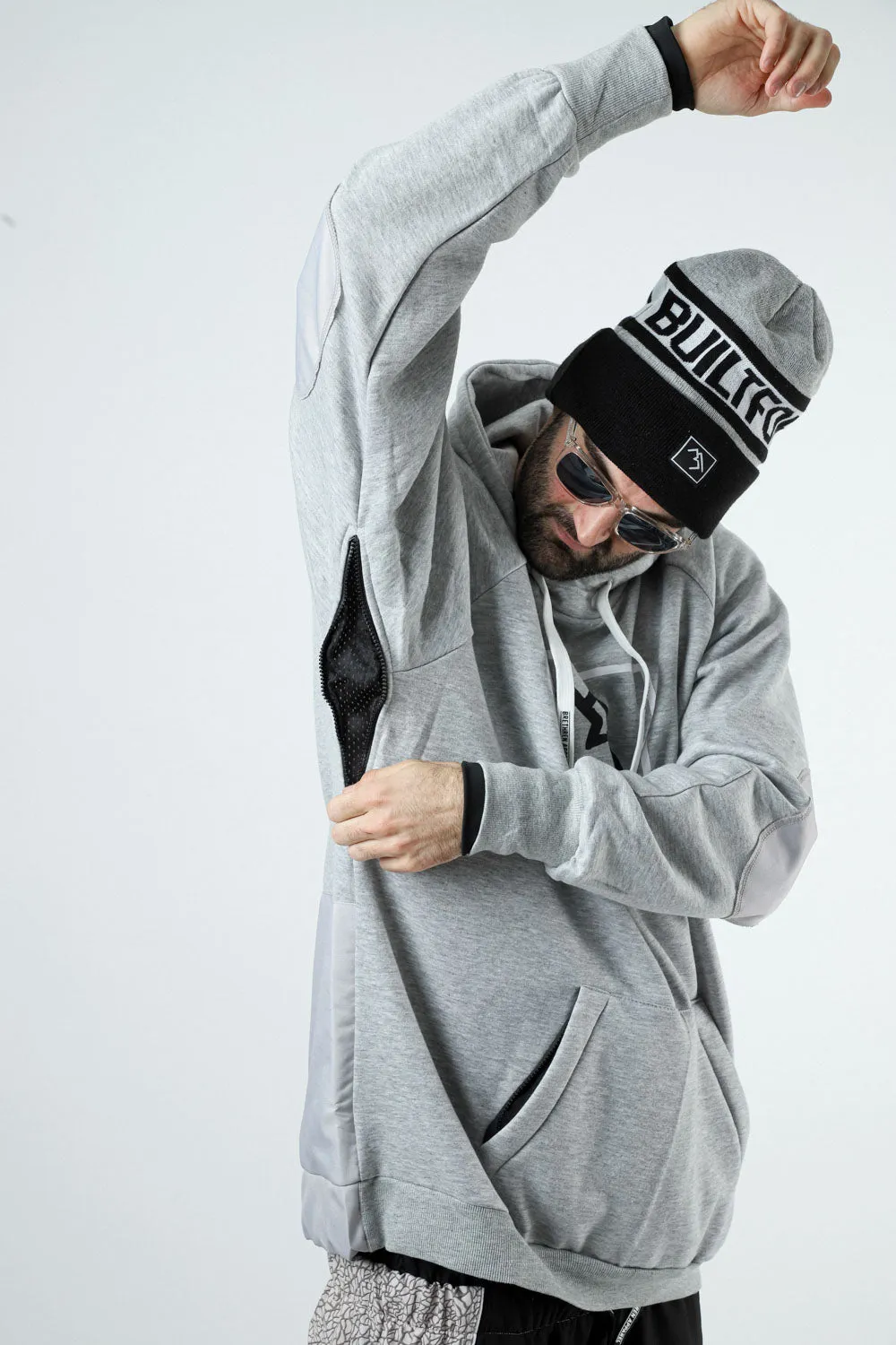 Shredduh 2.0 Snowboard Hoodie - Airtime Grey