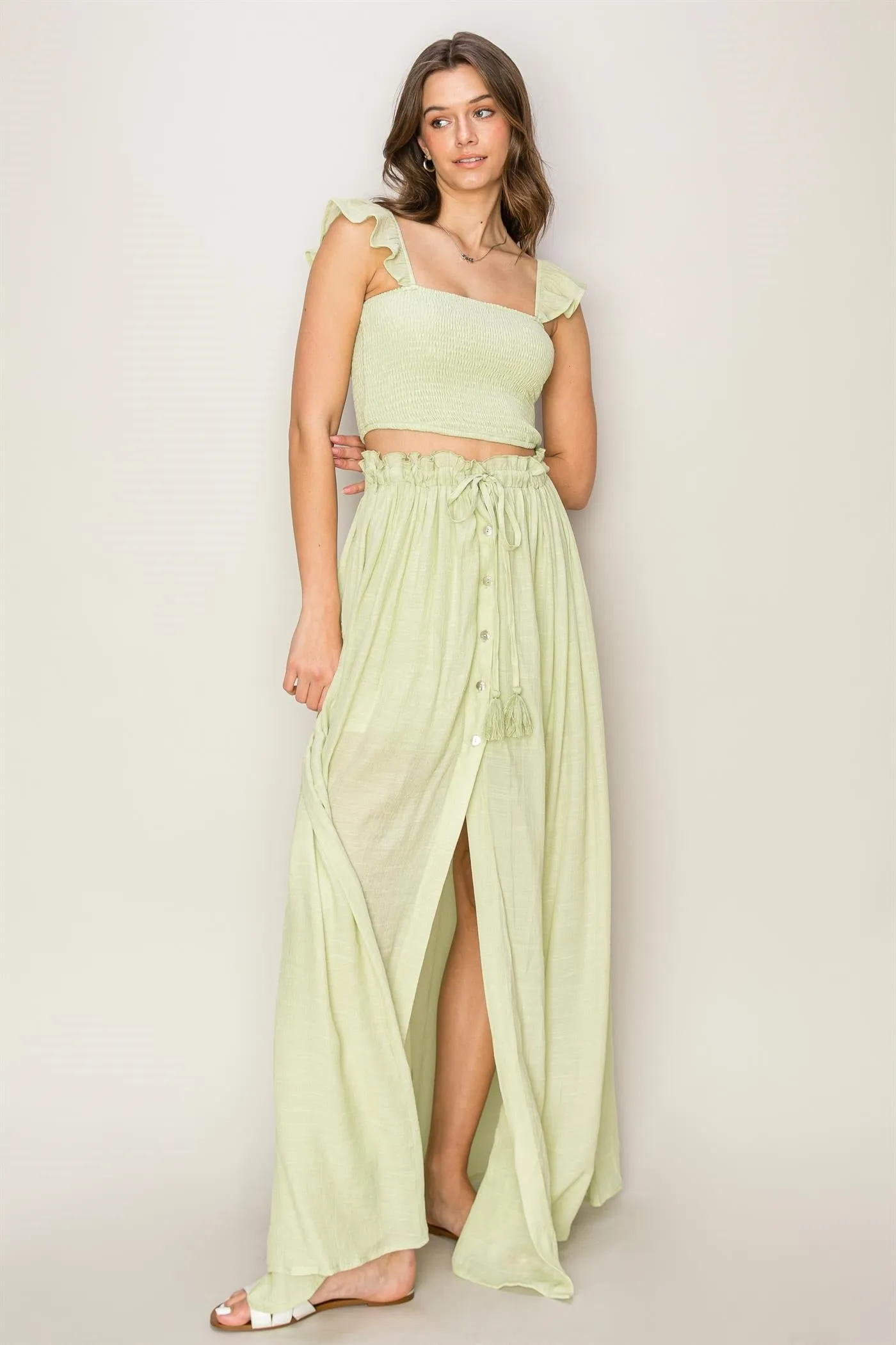 Skirt - Maxi - Sage