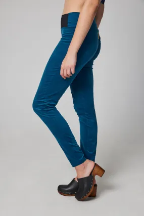 Slim-fit Velvet Corduroy Pant - Teal