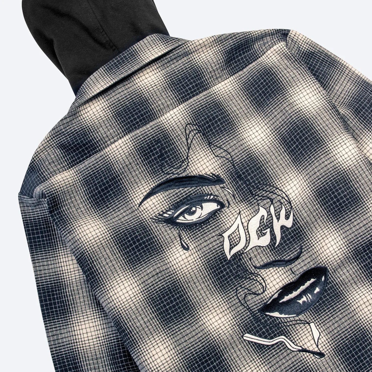 Smoke Flannel Shacket