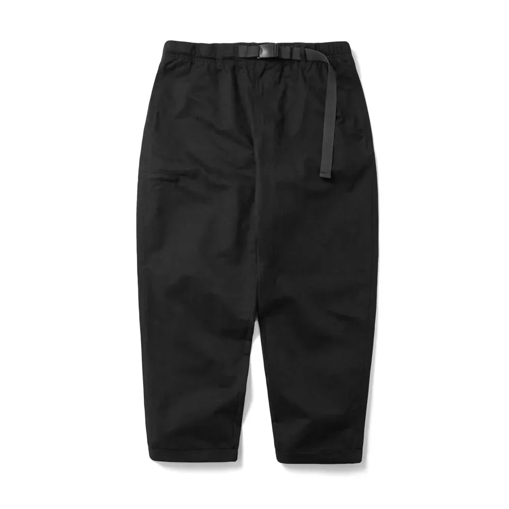 Solid Color Cargo Pants - Casual Camping Safari Style - Adjustable Belt - Loose Wide Leg Trousers