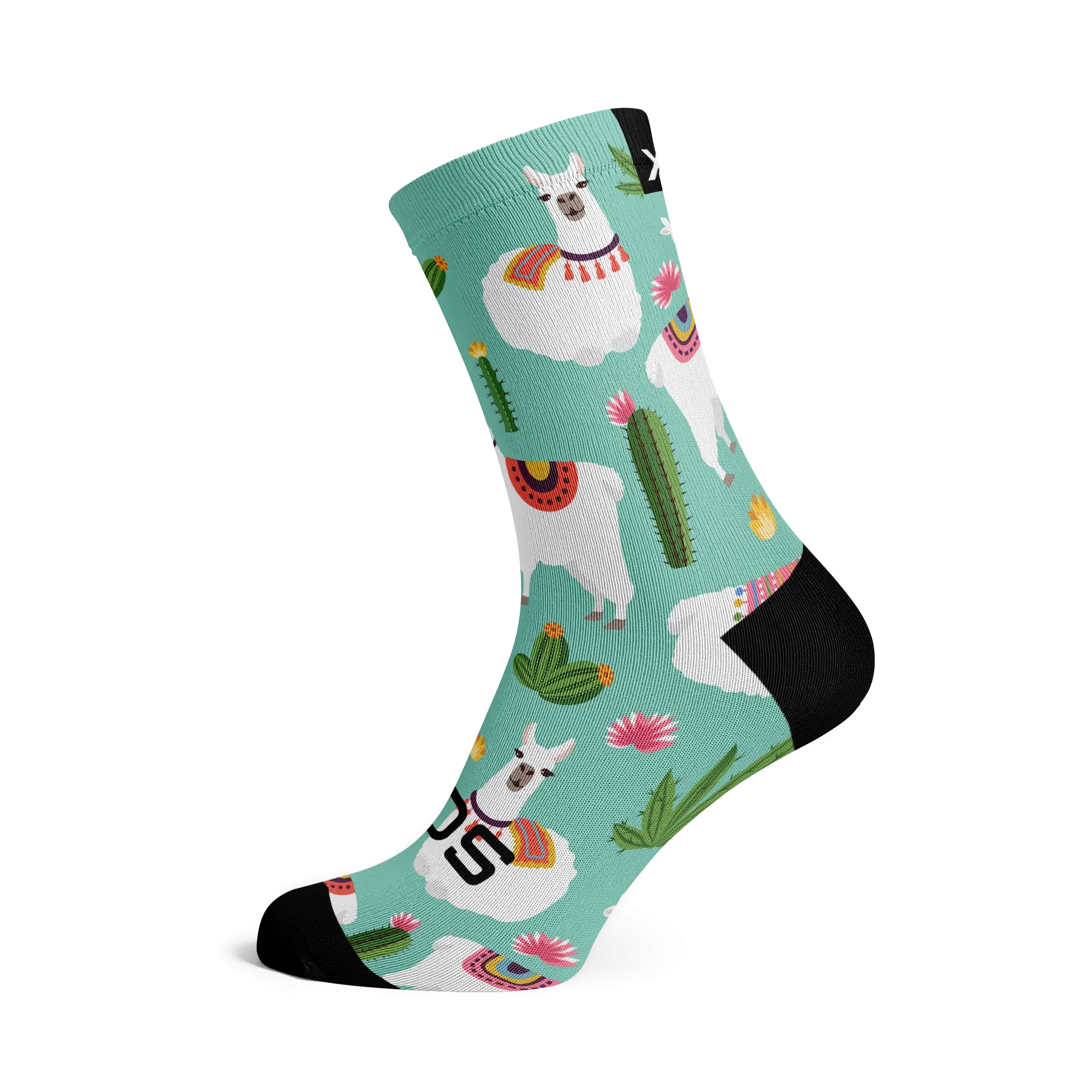 Sox Llama Crew Length Socks