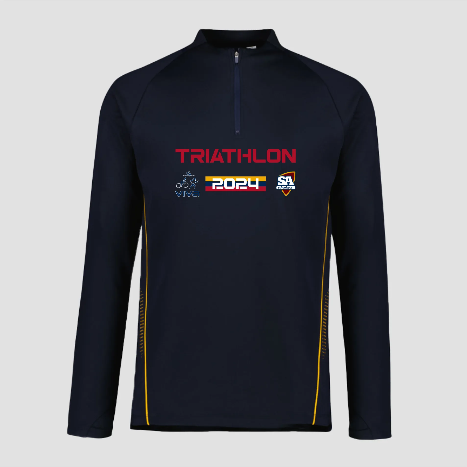 SSSA TRIATHLON EVENT QTR ZIP JACKET