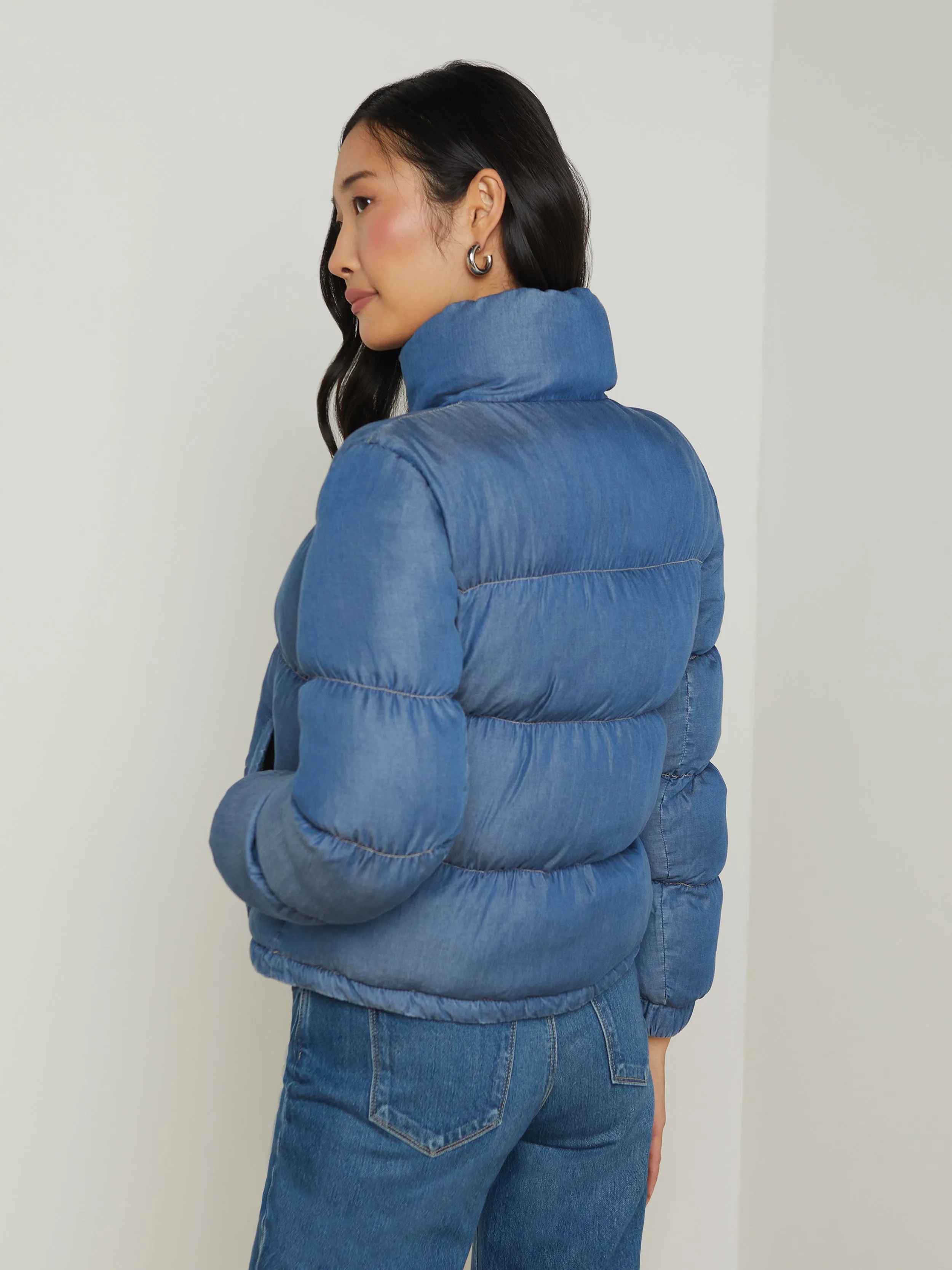 Stowe Denim Down Puffer Jacket