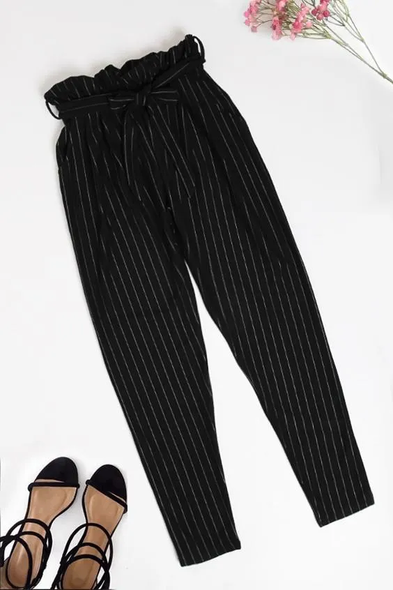 Stripe Cigarette Trousers