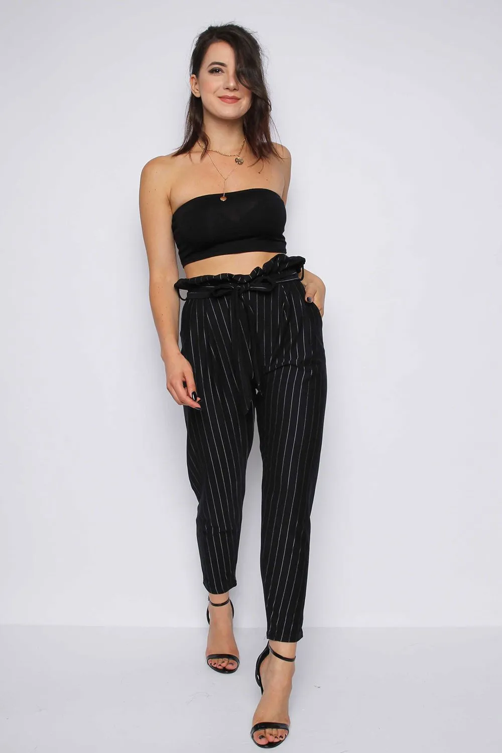 Stripe Cigarette Trousers