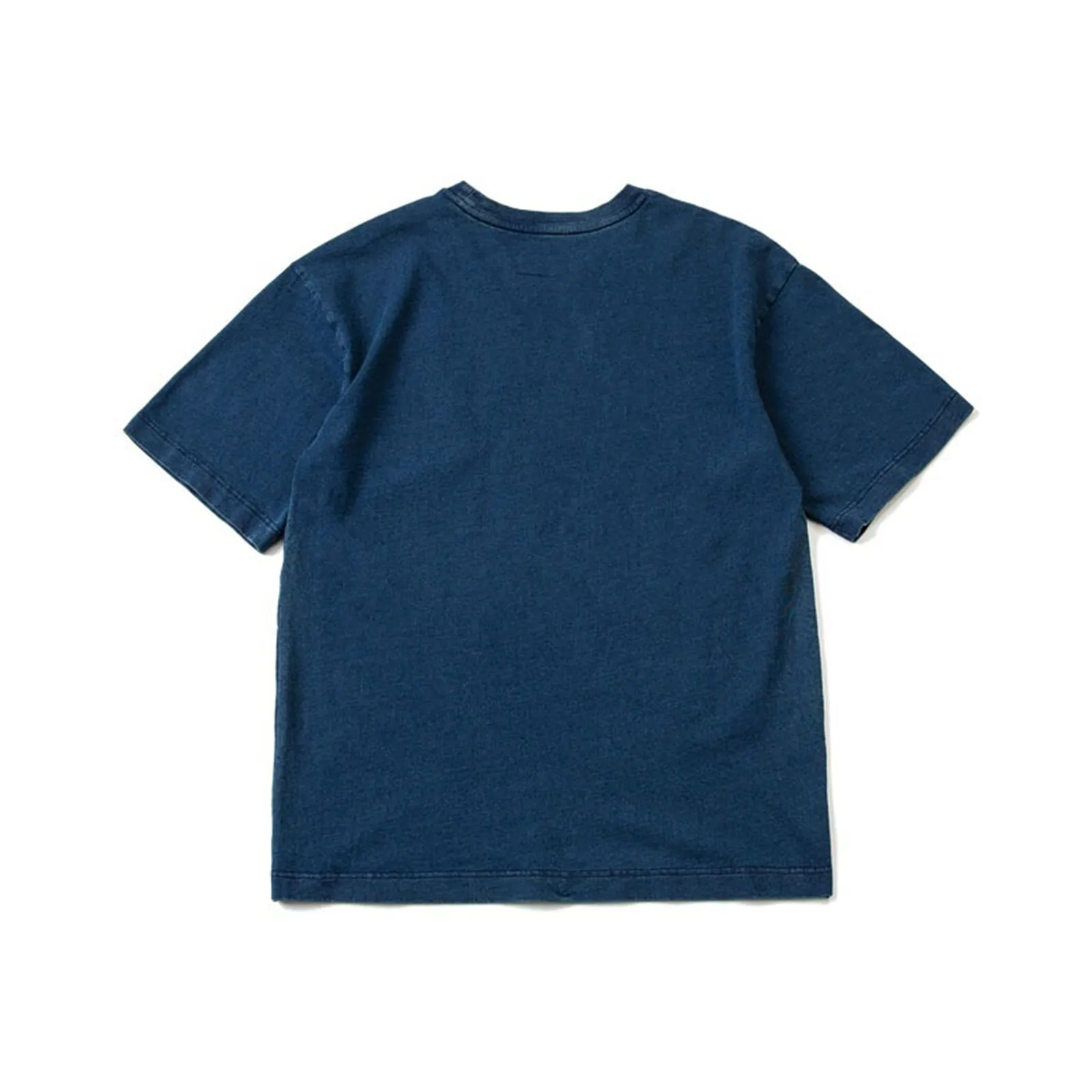 Sunflower Smiling Face Indigo  T-shirt